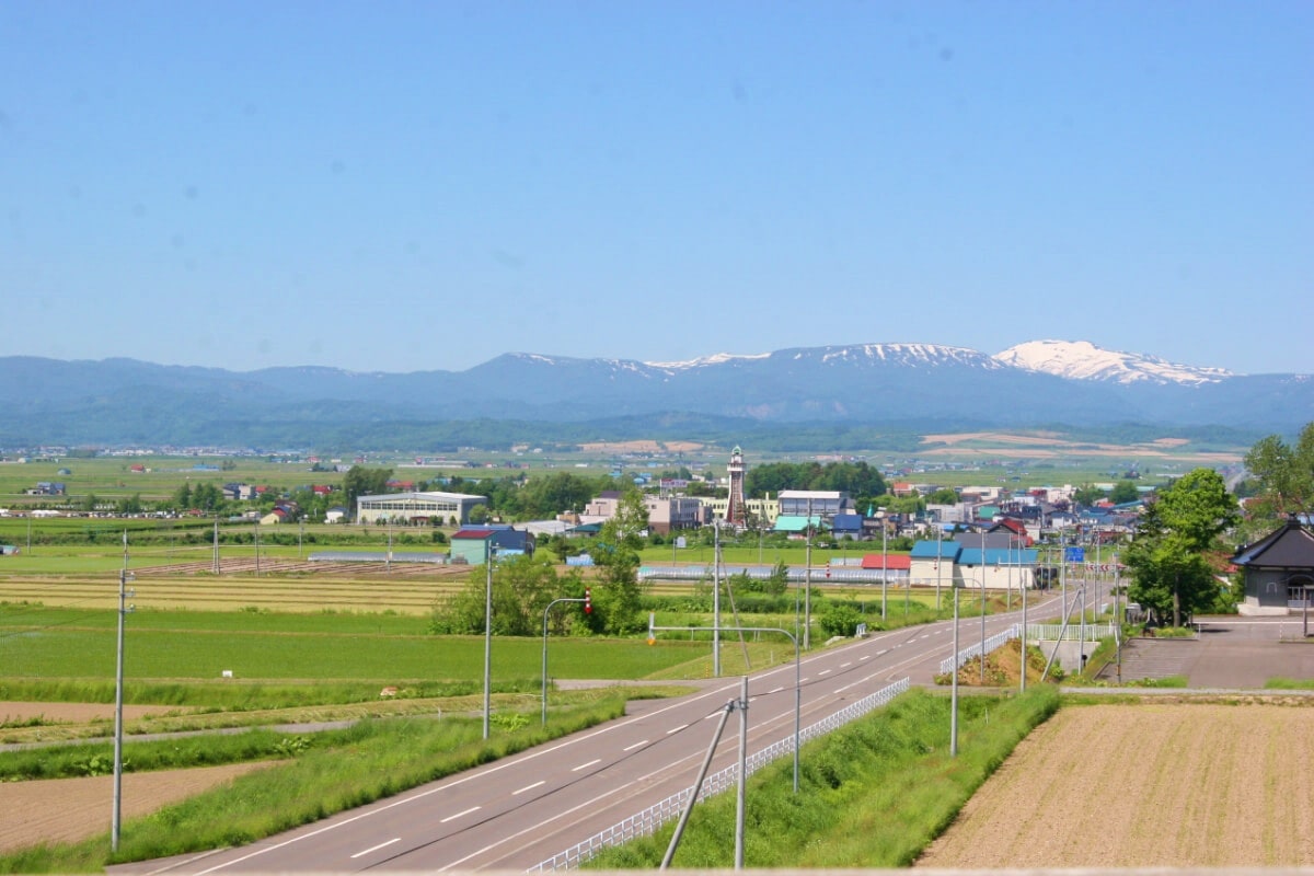 北海道秩父別町の全景