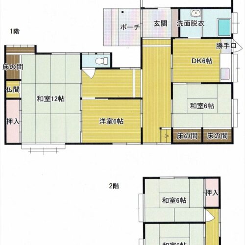 新潟県糸魚川市の物件の間取り図