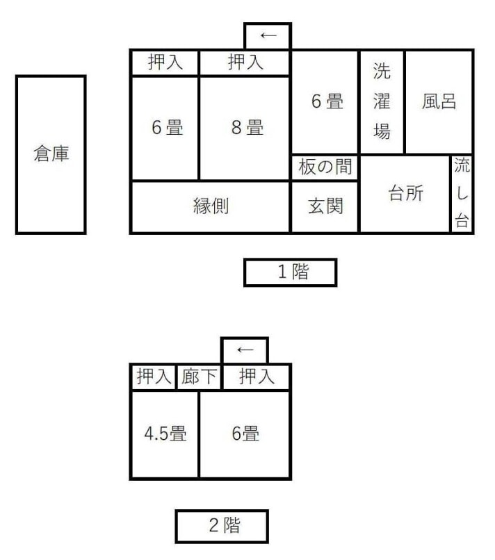 静岡県静岡県静岡市の物件の間取り図