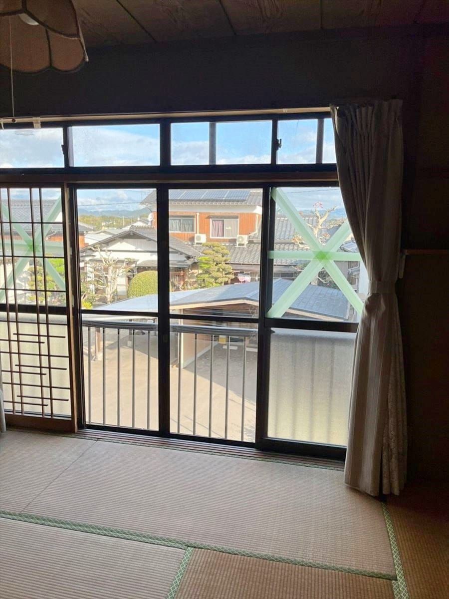 福岡県朝倉市の物件の和室からの風景