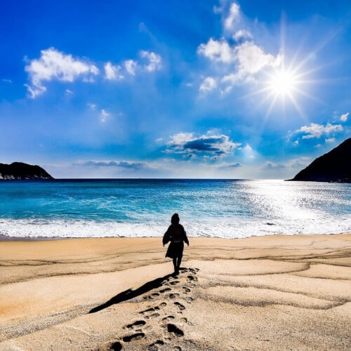 鹿児島県肝付町の岸良海岸