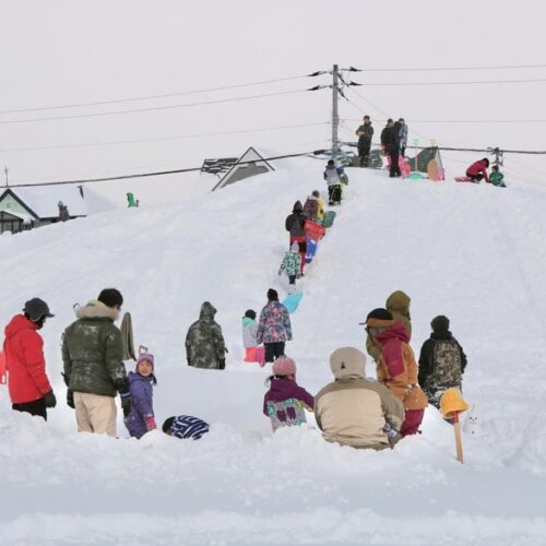 北海道ニセコ町「ニセコミライ」で行われた町民参加の冬のイベント