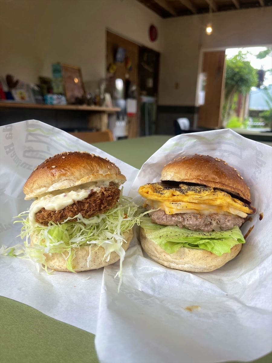 大分県豊後高田市の豊後高田バーガー（HINATACAFE）