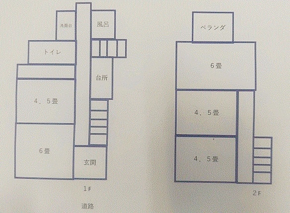 山口県阿武町の物件の間取り図