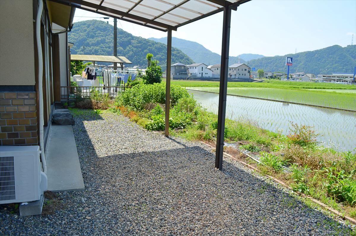 兵庫県宍粟市の物件の駐車場・家庭菜園スペース