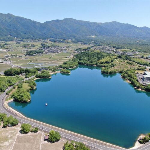 岡山県津山市の塩手池