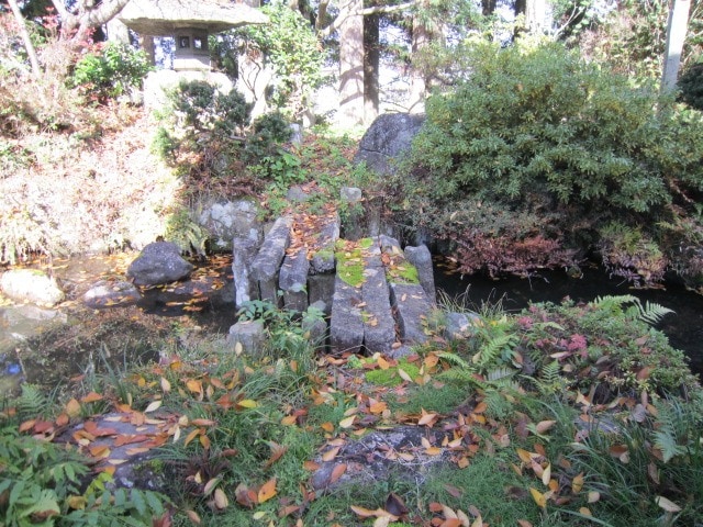 山形県鮭川村の物件の庭