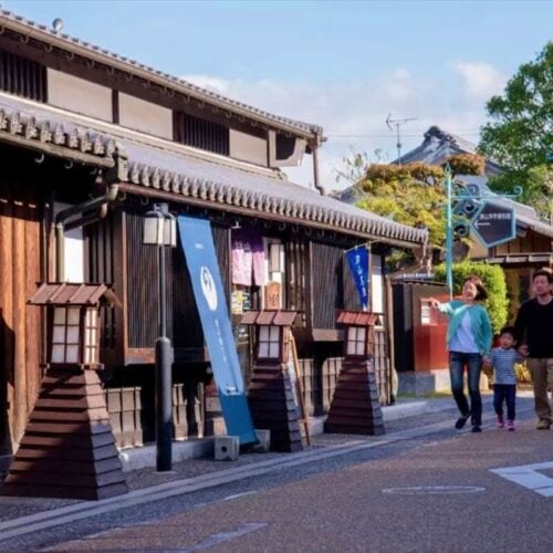 岡山県津山市の城東町並み保存地区