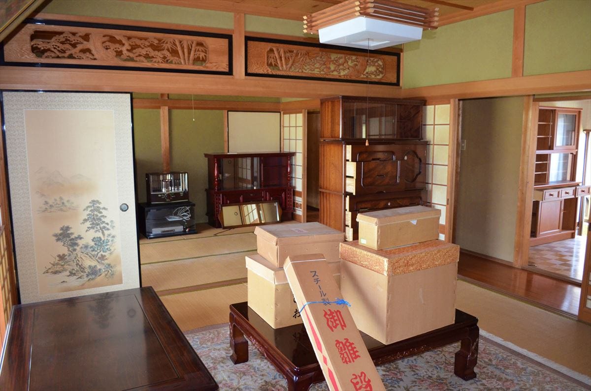 兵庫県宍粟市の物件の1階和室