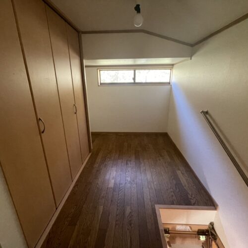 移住促進住宅「駒込」の小屋裏収納。