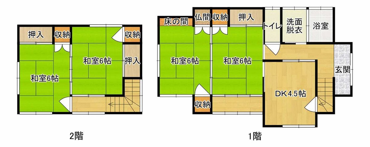 熊本県上天草市の物件の間取り図