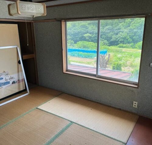 長野県筑北村の物件の2階からの眺め