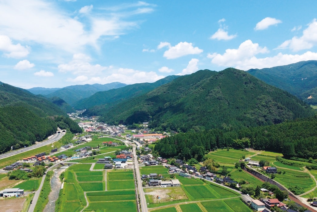 岡山県西粟倉村の風景