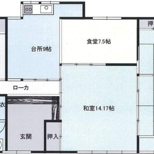 長野県長野市の物件の間取図