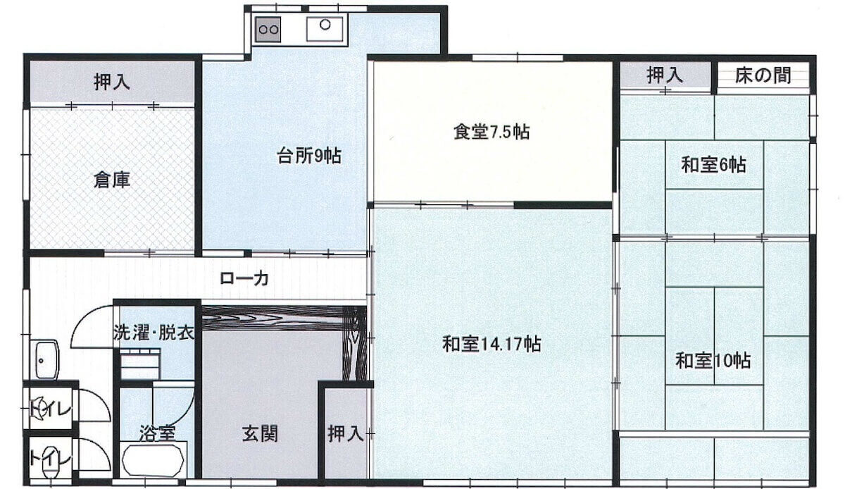 長野県長野市の物件の間取図