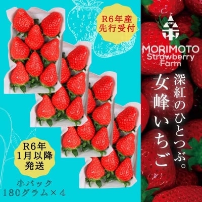 香川県のいちご「女峰（にょほう）」は、ほどよい酸味があり、果実の中まで赤く、断面が美しい品種です。ジャムやソースにしてもきれいな赤色に仕上がります。