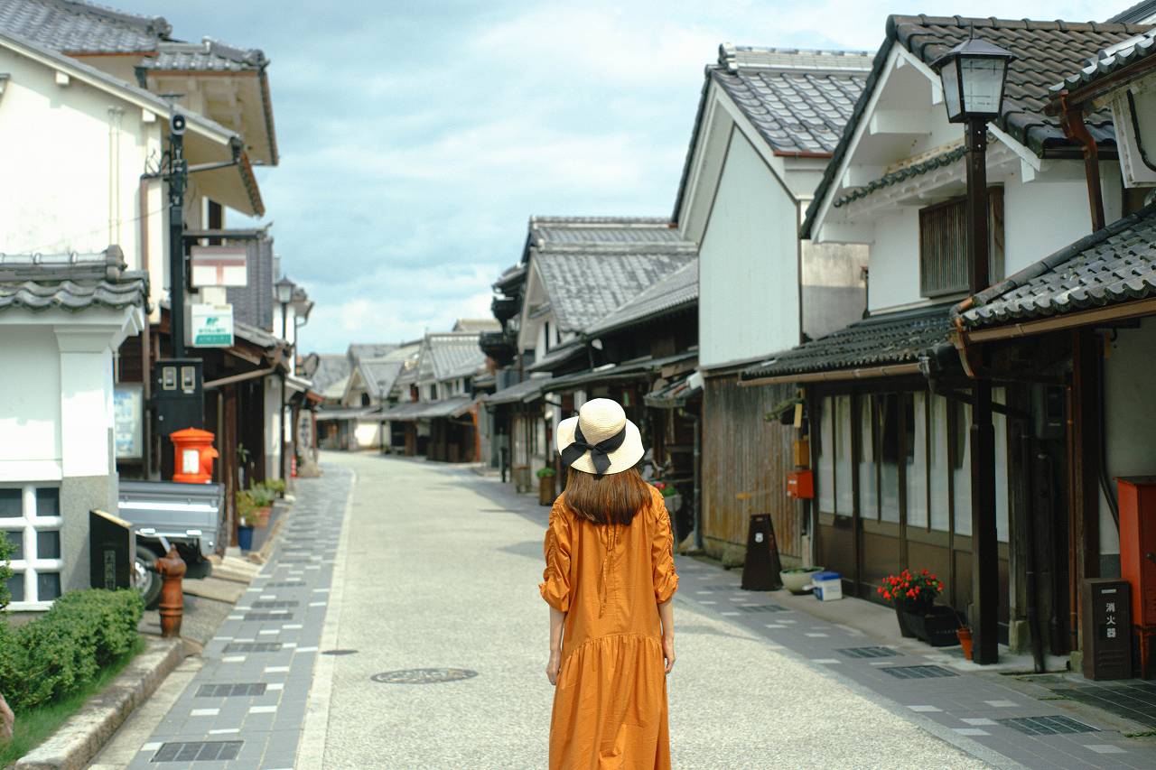 兵庫県丹波篠山市は、城下町の面影が色濃く残っている