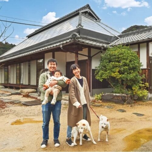 築100年超の平屋を見つけ、愛犬2匹と快適な生活を満喫【岡山県和気町】