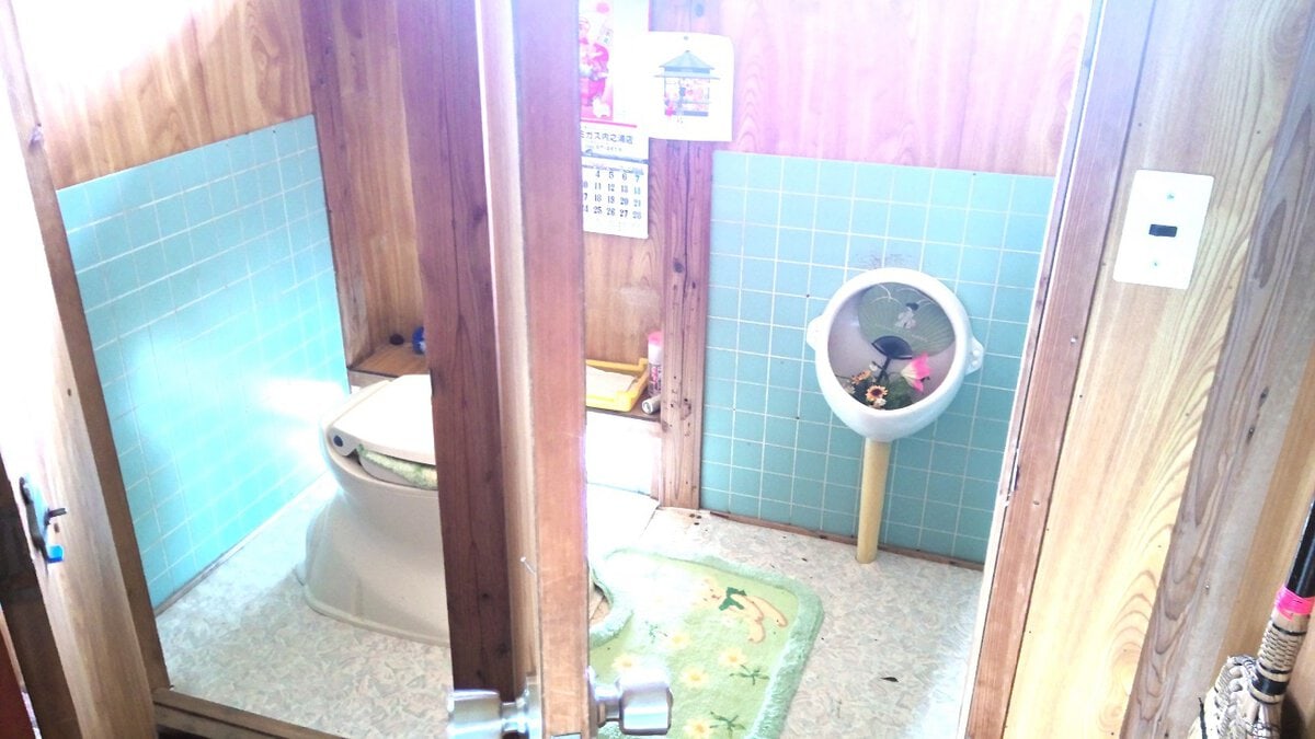 鹿児島県肝付町の物件のトイレは、汲み取り式です。こちらも気になる場合は簡易水洗にリフォームするのがよいでしょう。