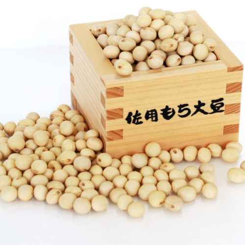 兵庫県佐用町の佐用もち大豆は、2019年に国の地理的表示保護制度に登録された佐用町の特産物です。大粒でモチモチとした食感と強めの甘味が特徴です。