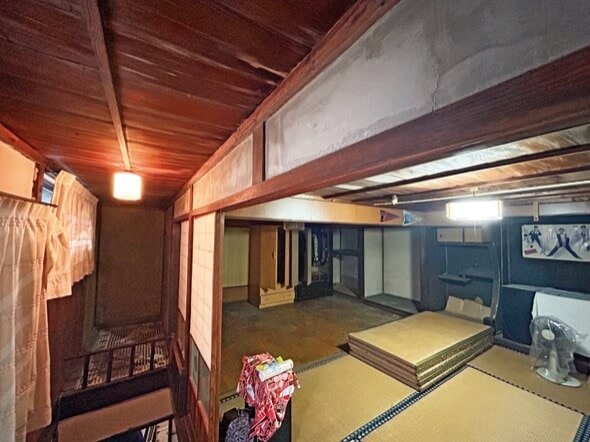 宮崎県門川町の物件の2階の和室6畳と洋室