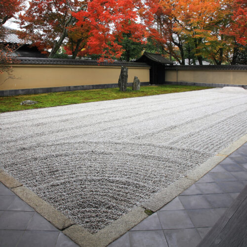 京都・大徳寺「黄梅院」の「破頭庭」。