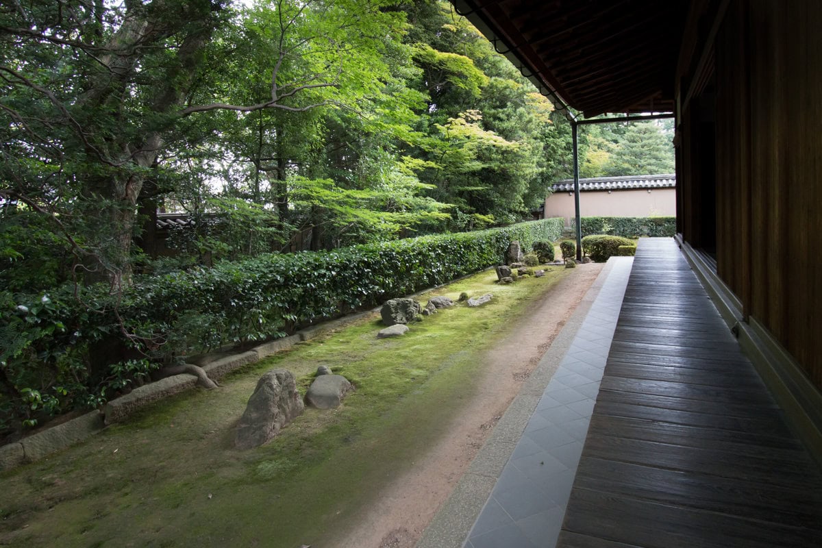 京都・大徳寺「真珠庵」の「七五三の庭」。