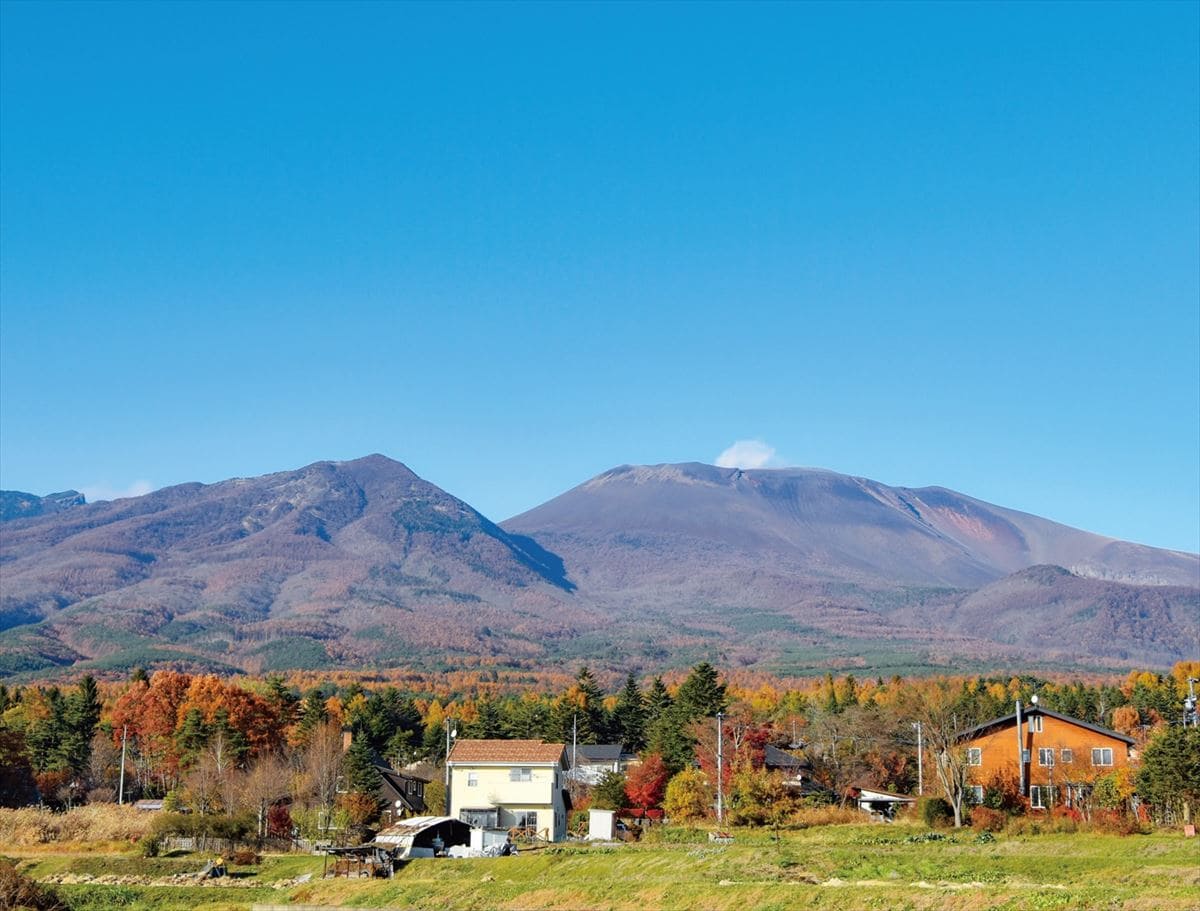 長野県御代田町は、浅間山の南麓から佐久平にかけて広がる