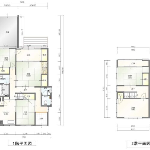 岐阜県飛騨市の物件の間取り図