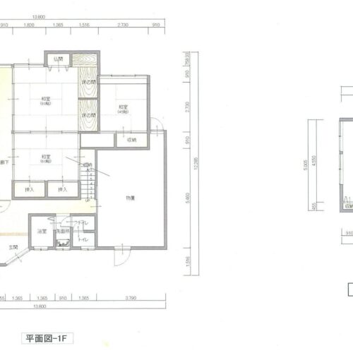 岐阜県飛騨市の物件の間取り図