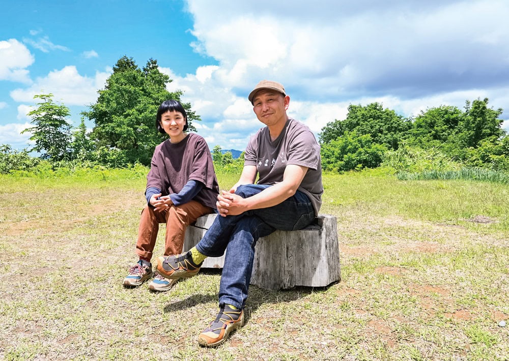 会田法行さんと蓮池ももさん／新潟県十日町市