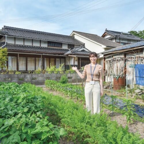 駅徒歩5分の旧町の中心地！菜園81坪付き南向き9DKの古民家【兵庫県佐用町】