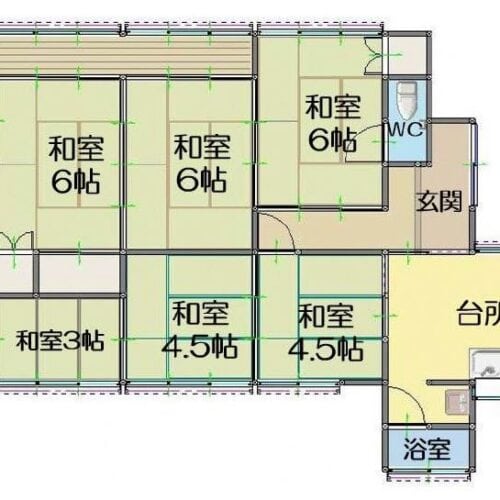 熊本県上天草市の物件の間取り図