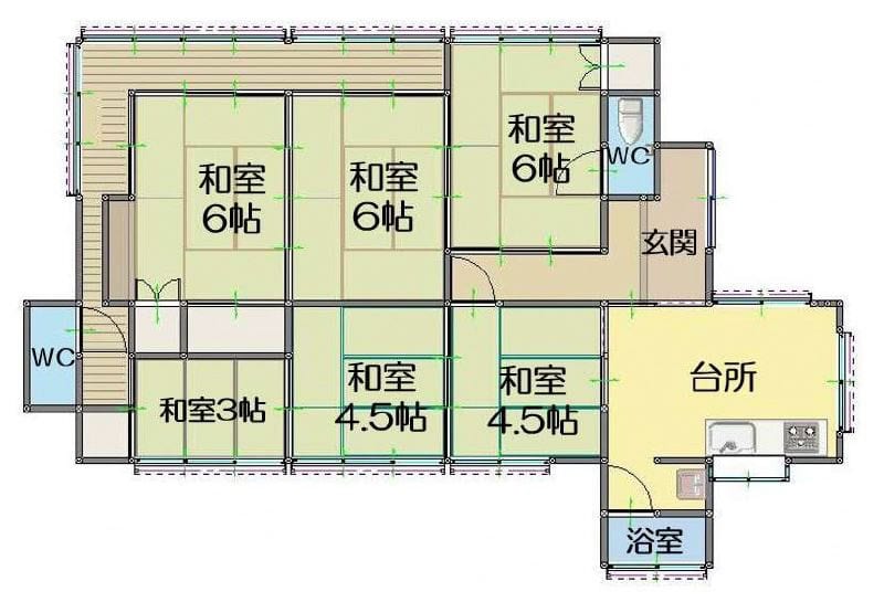 熊本県上天草市の物件の間取り図