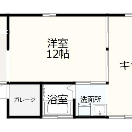 岡山県備前市の物件の間取り図です。