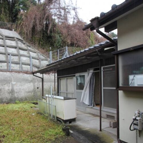 熊本県宇土市の物件の庭です。