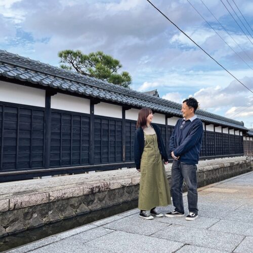 古いお寺が点在する「寺町通り」の町並み。風情たっぷりで、散策にもぴったり。