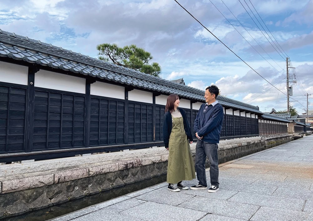 古いお寺が点在する「寺町通り」の町並み。風情たっぷりで、散策にもぴったり。