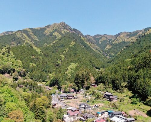 東京都西部に位置する檜原村。村の面積の約9割を森林が占める