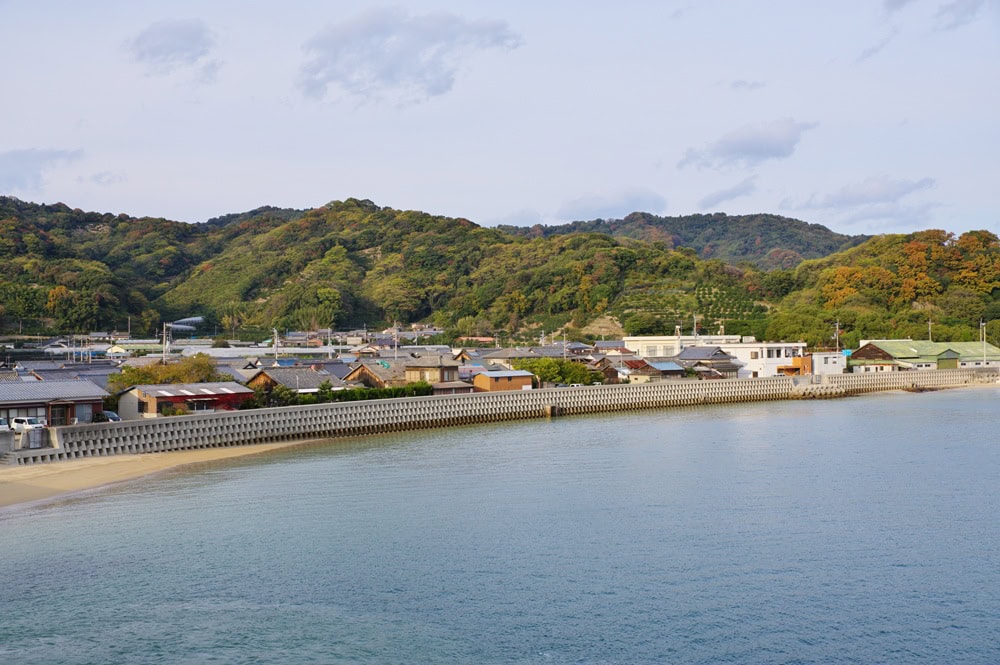 中島の神浦地区はミカンの栽培が盛ん／愛媛県松山市