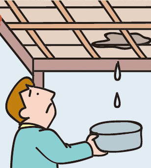 雨漏り発見