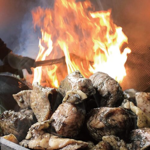 宮崎県都城市／本格手焼き！ 炭火焼鶏 （ゆずこしょう付き）