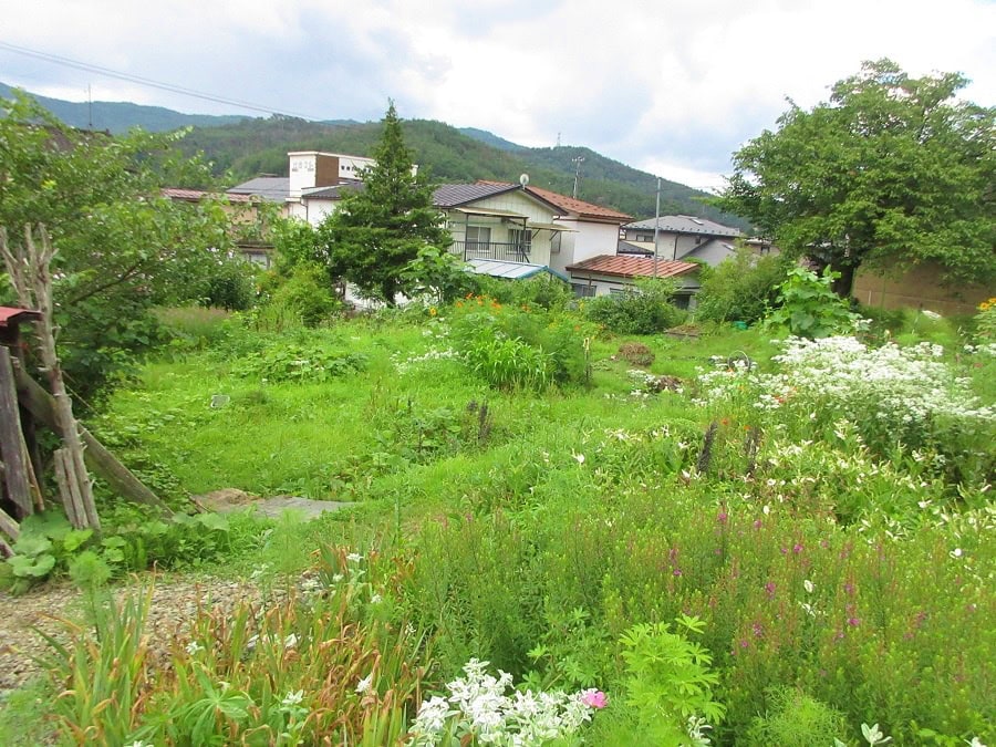岩手県遠野市の物件の菜園スペース。充分な広さがあります