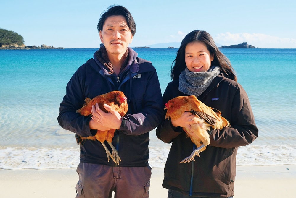 「farm1987」の稲田健吾さん、みのりさん／静岡県下田市