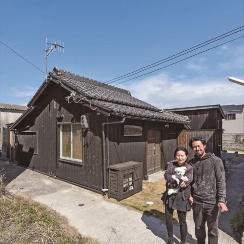 改修して完成した宿「AKIYA nehemiah」の外観