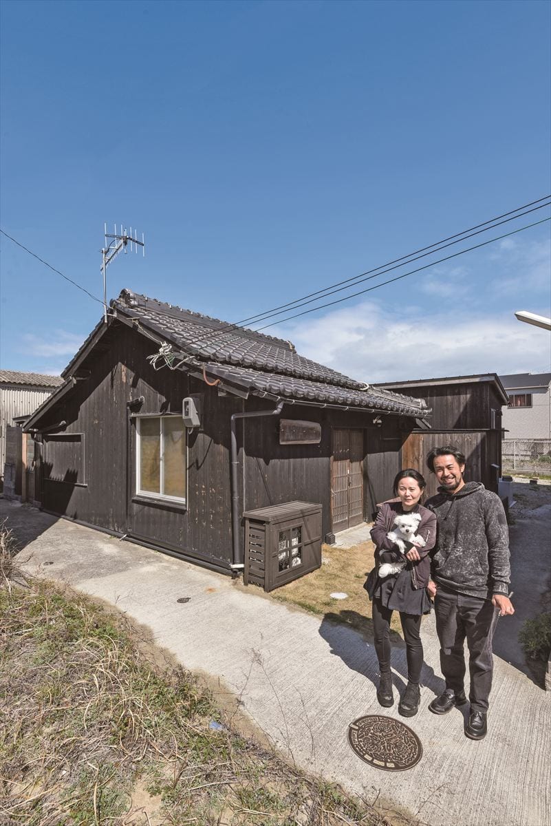 改修して完成した宿「AKIYA nehemiah」の外観