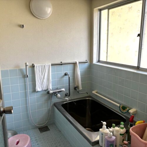 兵庫県佐用町の物件の浴室。