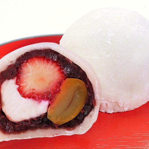宮崎県のご当地お菓子「なんじゃこら大福」。