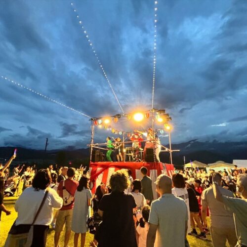 山梨県の道の駅「富士川」にて開催された「第3回いしいフェス2025」。