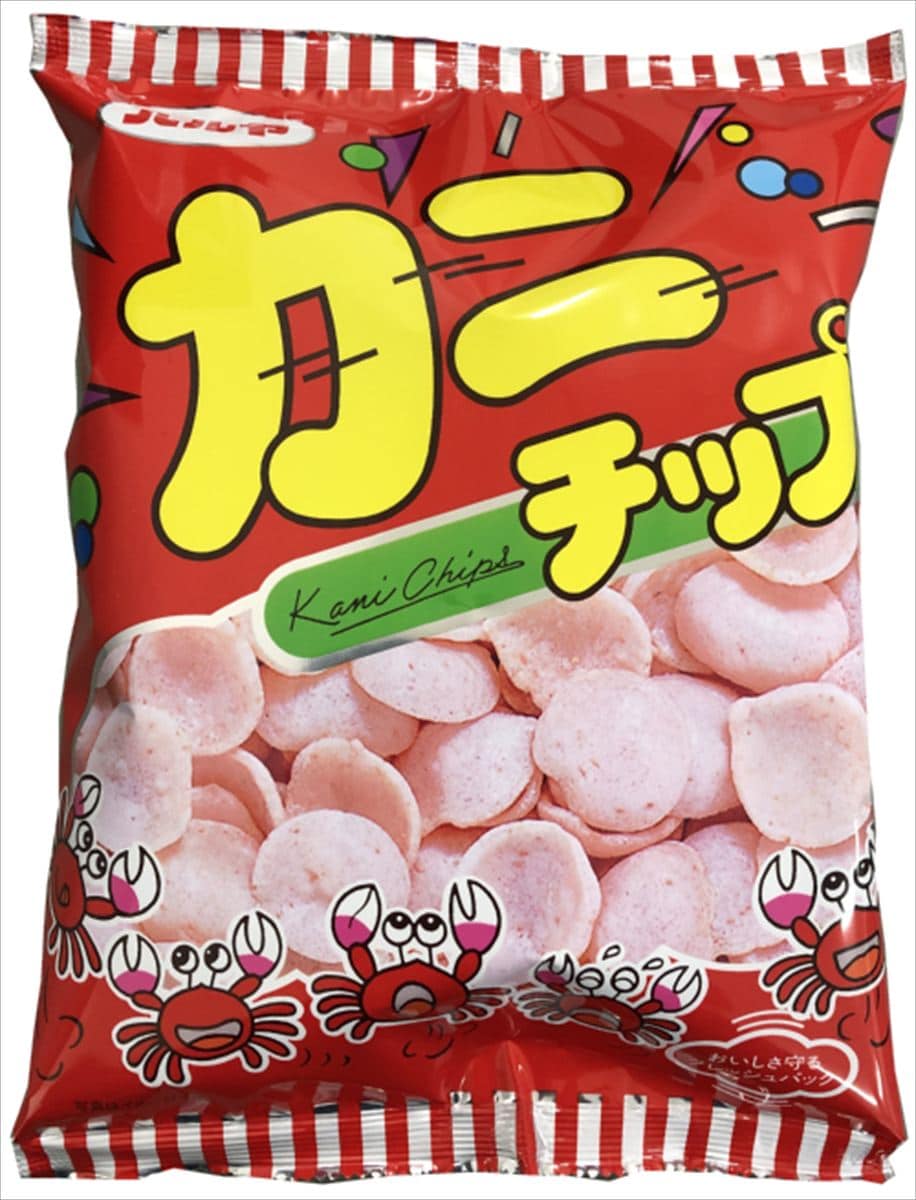 岐阜県のご当地お菓子「カニチップ」。